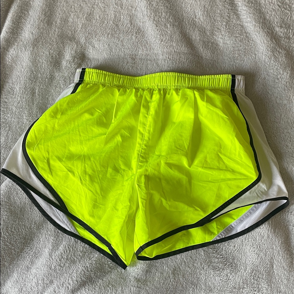 Women’s Neon Yellow Running Shorts